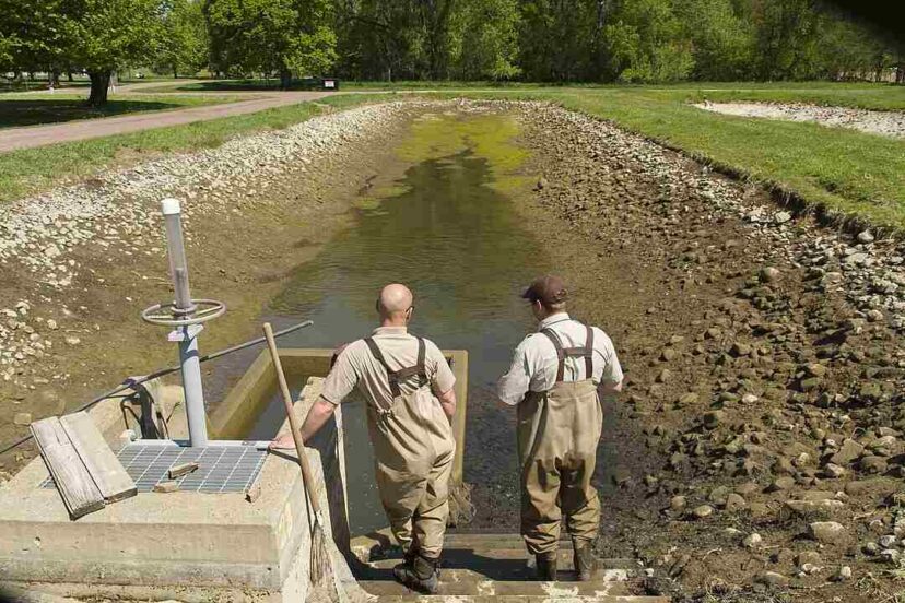 How to Drain a Pond